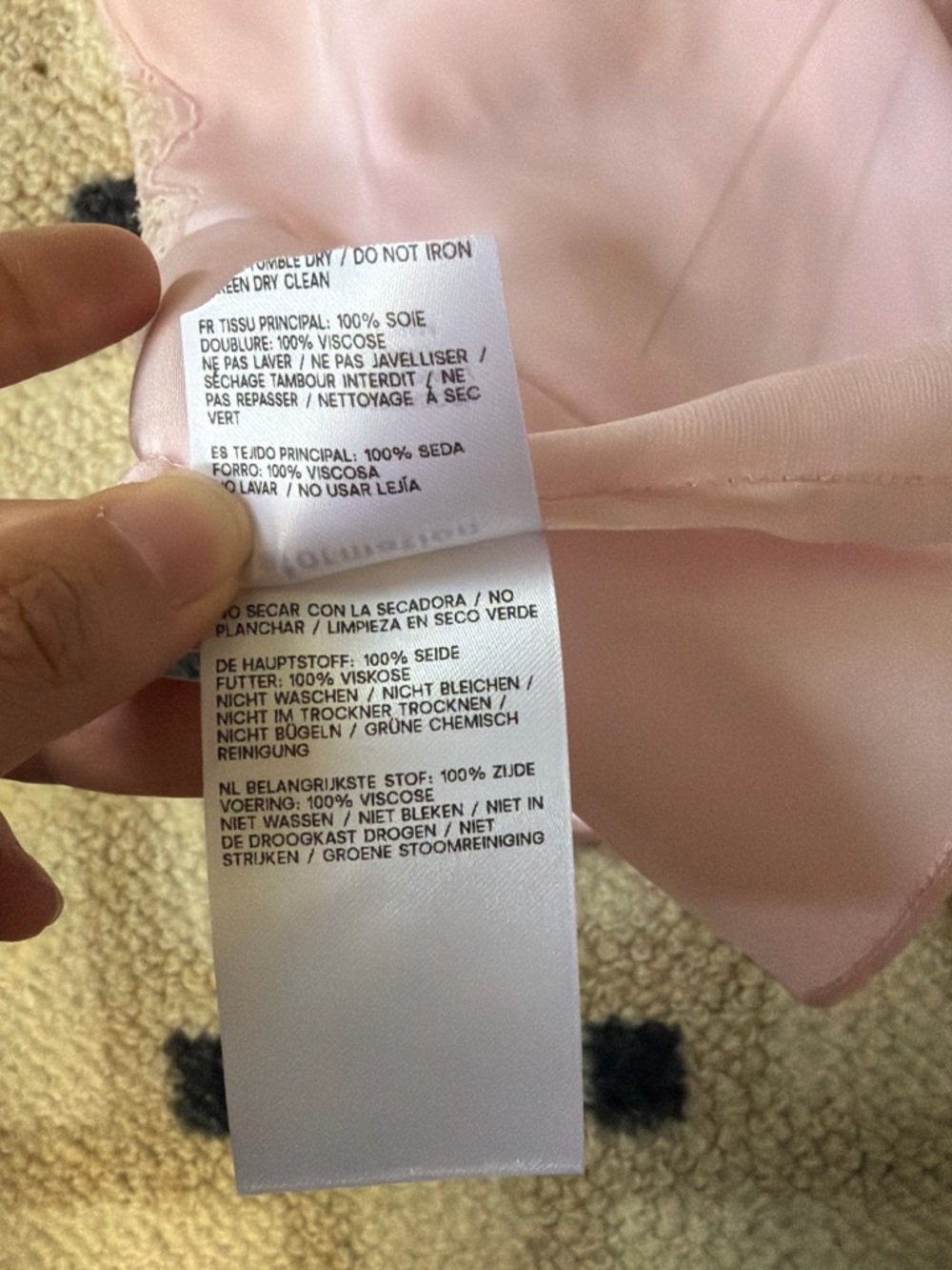 Reformation Monica pink silk top size M - Picture 5 of 6